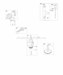 Camshaft Crankshaft Lubrication Piston Rings Rod Diagram and Parts List for 44N777-0114-B1  Briggs and Stratton Engine